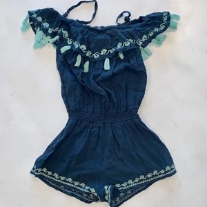 kiwi saint-tropez girls romper size 8